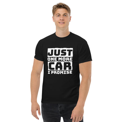 Just One More Car I Promise Tee - White Print
