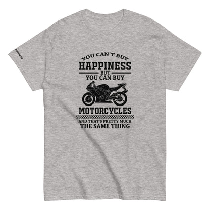 Motorcycles Equals Happiness Tee