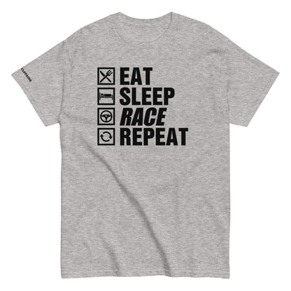 Eat Sleep Race Repeat Tee