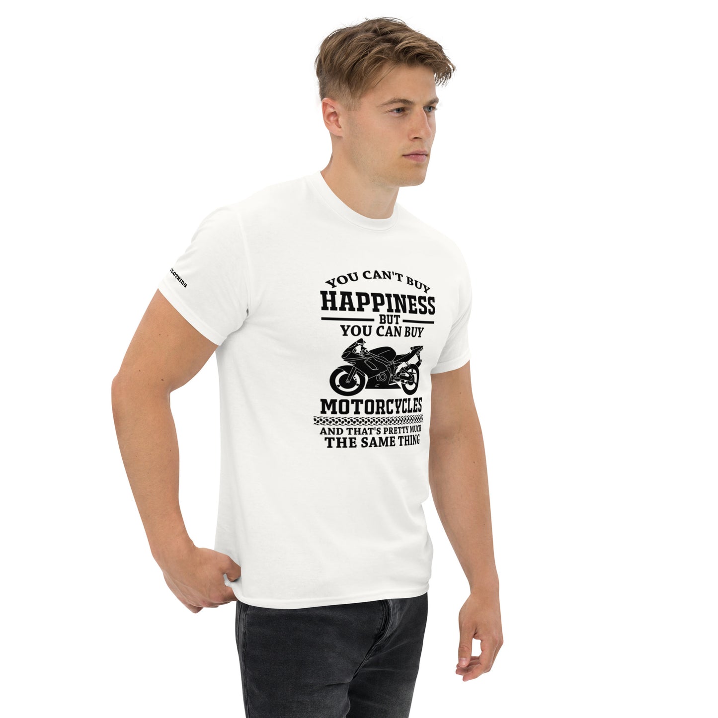 Motorcycles Equals Happiness Tee